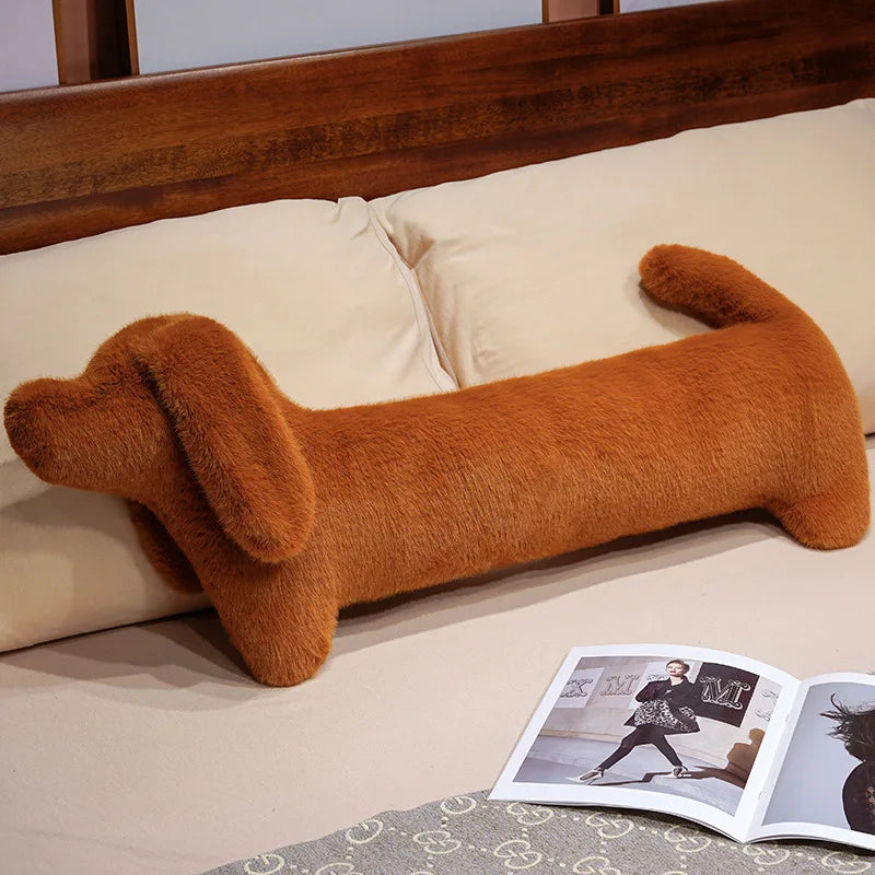 Long Snuggle Dachshund Sausage Dog Plushie — image 11