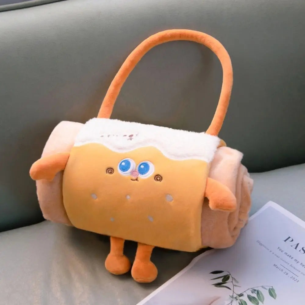 Dessert Roll Plush Blanket - 2-in-1 Cozy Throw & Plush Toy, 31-39" | 80-100 cm — image 1