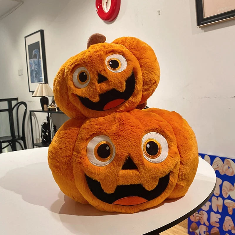 Halloween Jack-O-Lantern Plush Toy - Cute Pumpkin Doll, 10-14" | 25-35 cm — image 1