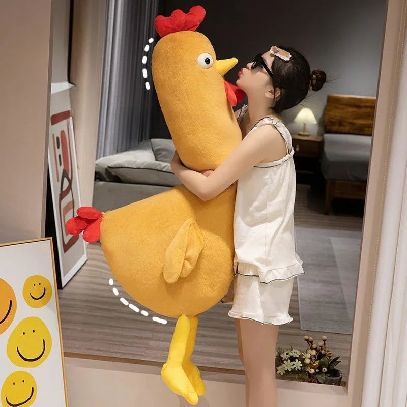Long-Necked Squishy Chicken Plushie, Three Colors, 24-47" | 60-120 cm — image 4