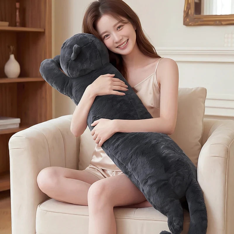 Shadow the Long Snuggly Black Cat Plushie — image 12