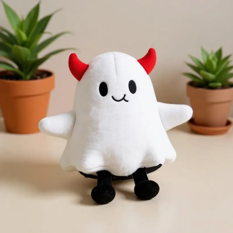 Avocado Ghost Plush Pillow – Spooky Meets Brunch, 12" | 30 cm — image 5