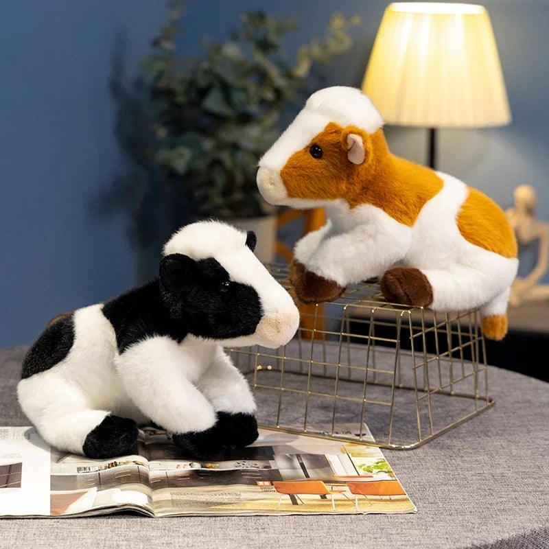 Cow & Bull Plush | Soft Farm Animal Doll, 9" | 22 cm — image 2