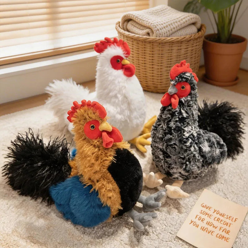 Realistic Chicken & Poultry Plush Collection – Hen, Silkie, Turkey & More — image 3
