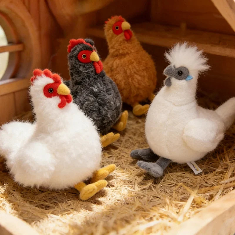 Realistic Chicken & Poultry Plush Collection – Hen, Silkie, Turkey & More — image 1