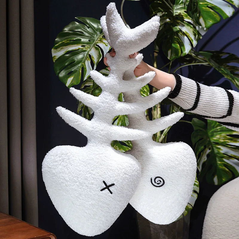 Funny Fish Bone Plush Pillow - Soft Stuffed Skeleton Cushion, 18-33" | 45-85 cm — image 5