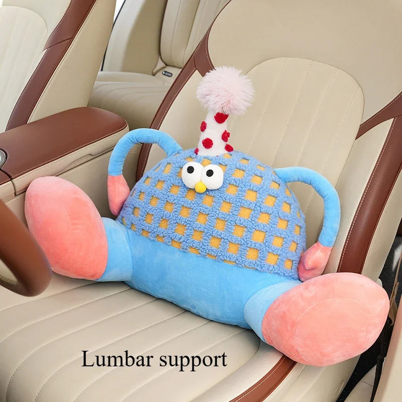 Birthday Waffle Cushion Plushie for Head/Lumbar Support, 14-20" | 35-50 cm — image 8