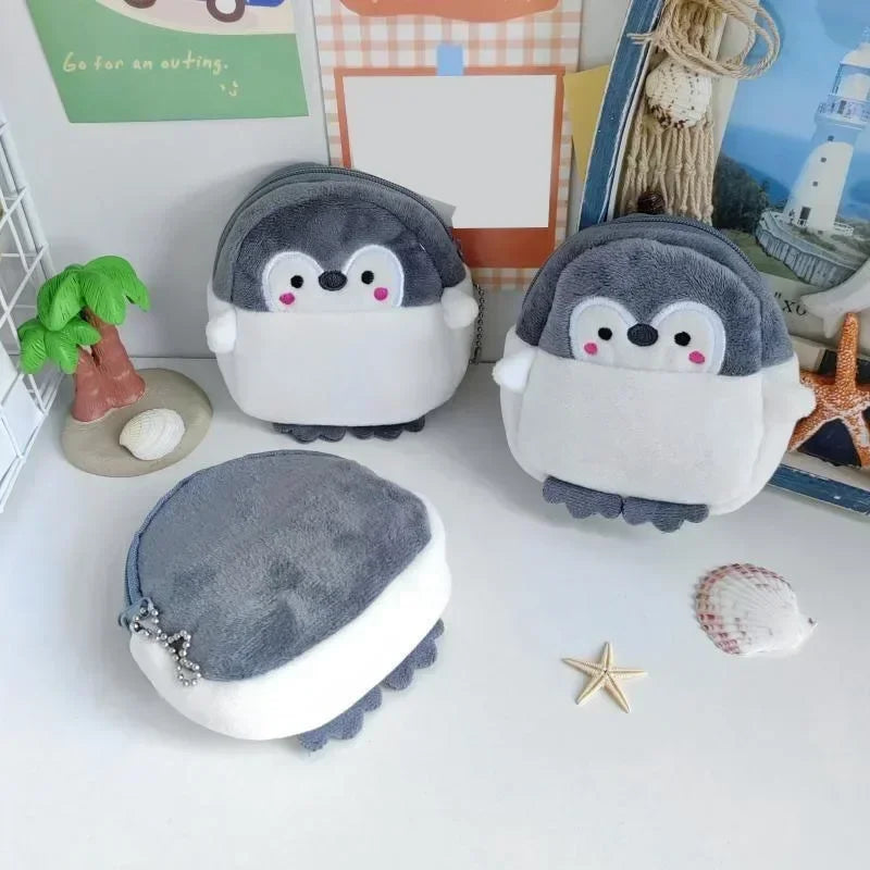 Duck Coin Purse - Soft Plush Zip Pouch — image 4