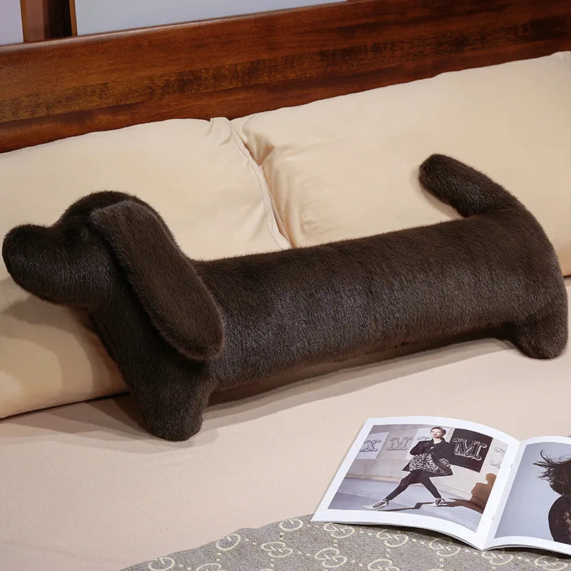 Long Snuggle Dachshund Sausage Dog Plushie — image 13