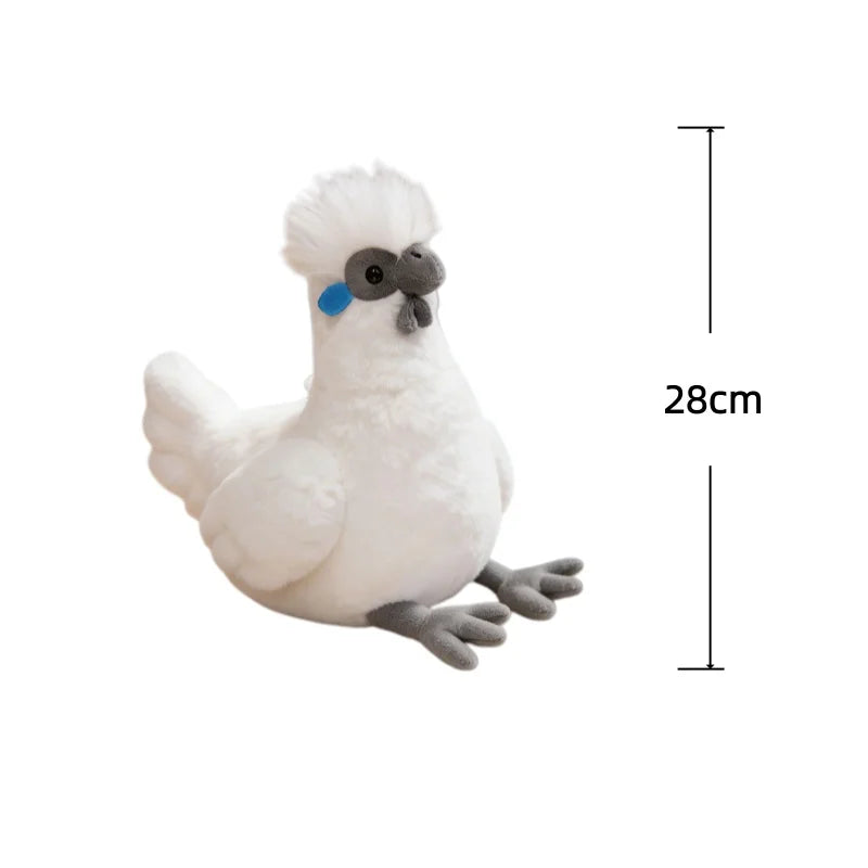 Realistic Chicken & Poultry Plush Collection – Hen, Silkie, Turkey & More — image 8