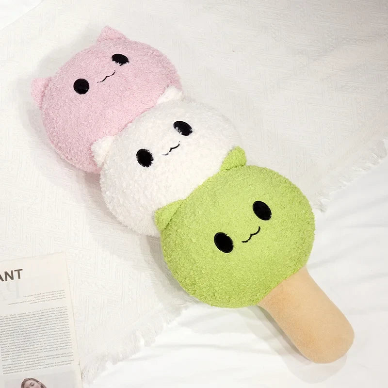 Dango Cat Plush Pillow - Soft Hanami Dumpling, 20-39" | 50-100 cm — image 8