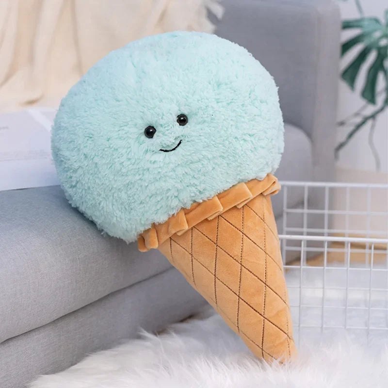 Ice Cream Plush Toy - Soft Stuffed Cone Pillow, 6-18" | 16-46 cm — image 12