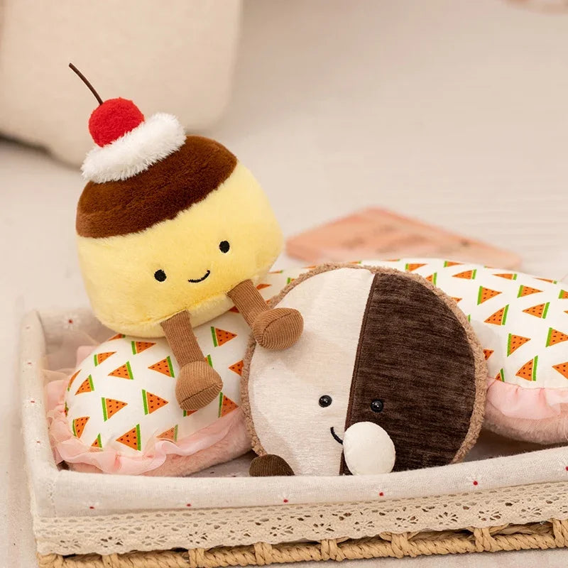 Afternoon Tea Dessert Cookie Plushies | Pudding, Cake & Biscuit Stuffed Dolls — image 4