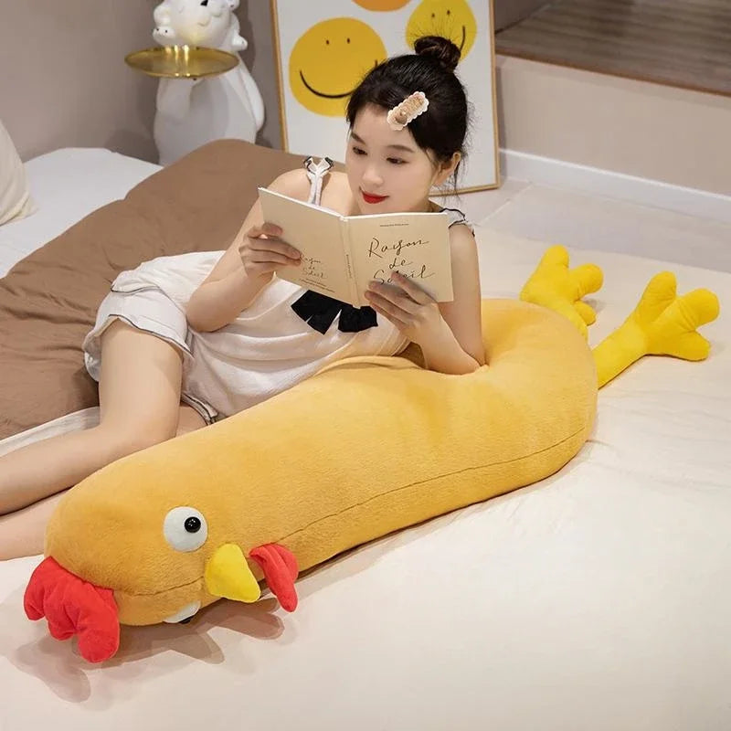 Long-Necked Squishy Chicken Plushie, Three Colors, 24-47" | 60-120 cm — image 3