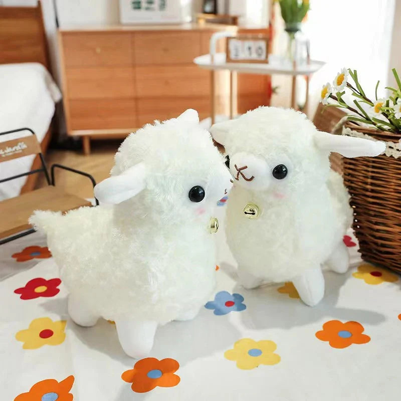 Farmyard Lamb Stuffed Animal with Bell, 9" | 23 cm — image 4