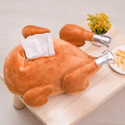 Plushie Novelty Roasted Turkey Tissue Dispenser or Pillow — image 8