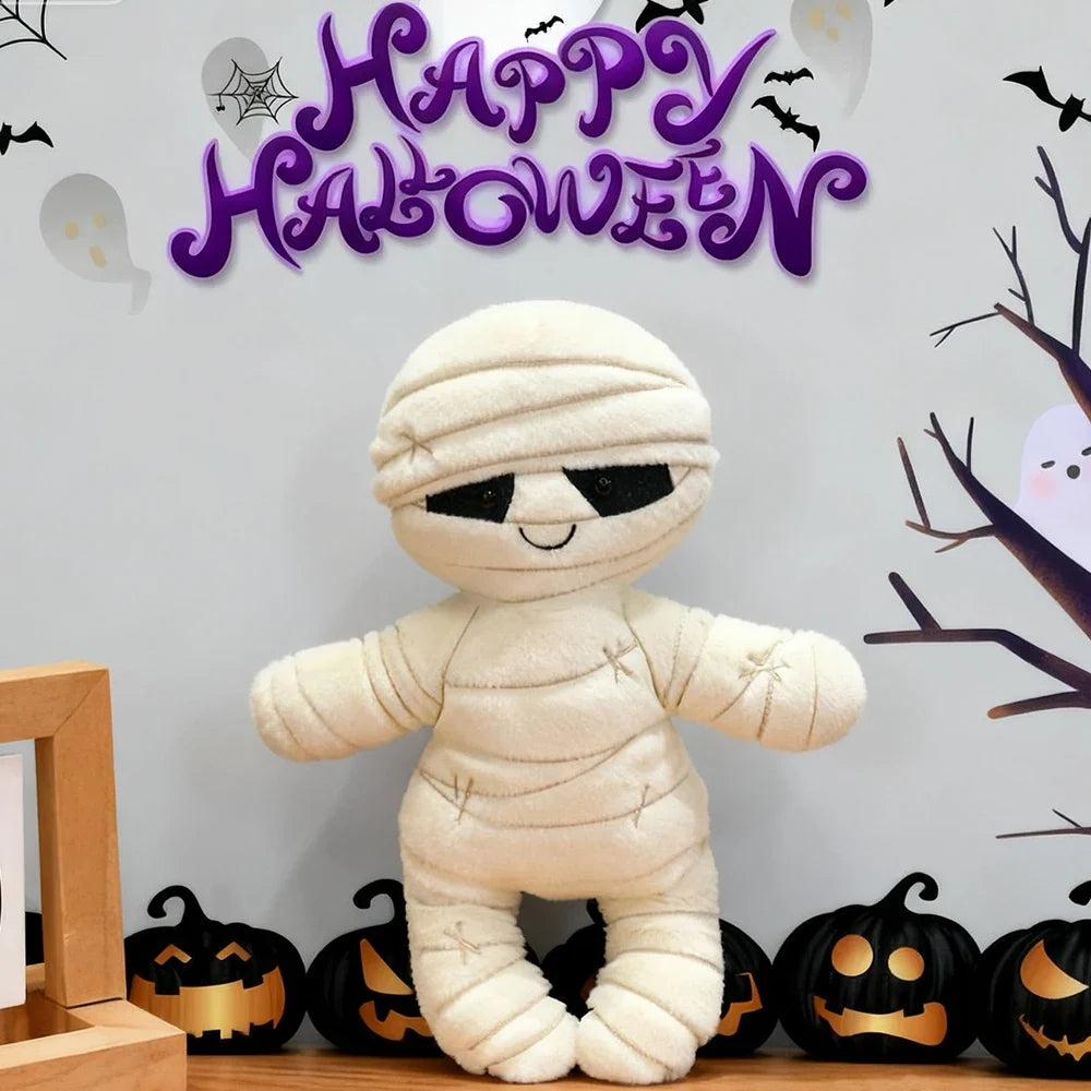 Halloween Pumpkin Mummy Plush Toy | Spooky Vegetable Stuffed Animal — image 7