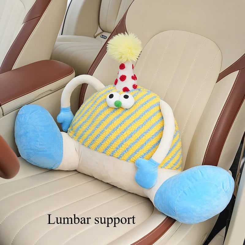Birthday Waffle Cushion Plushie for Head/Lumbar Support, 14-20" | 35-50 cm — image 17
