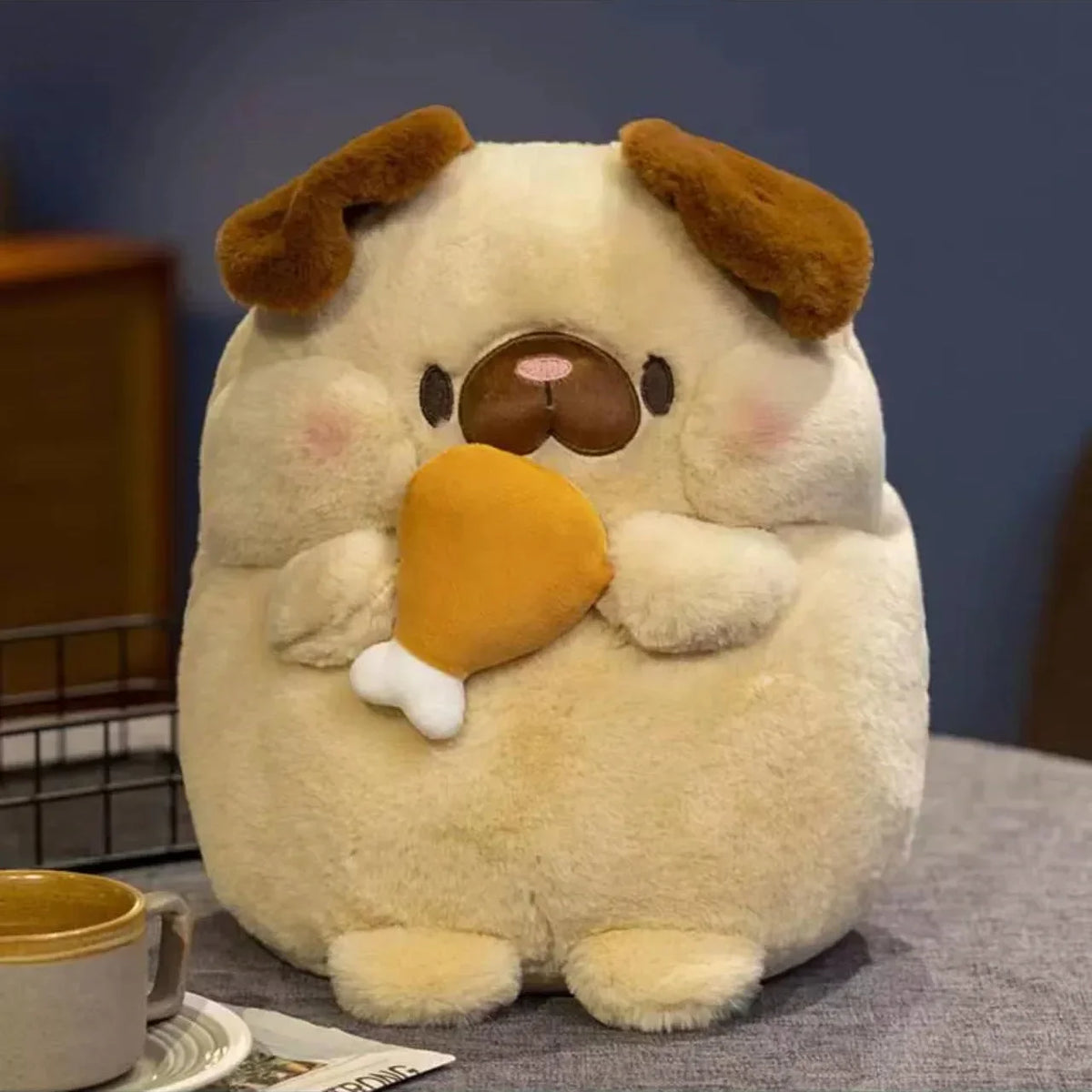 Cute Chubby Animal Plush Toy | Squishy Dog, Pig & Chick Stuffed Animals — image 7