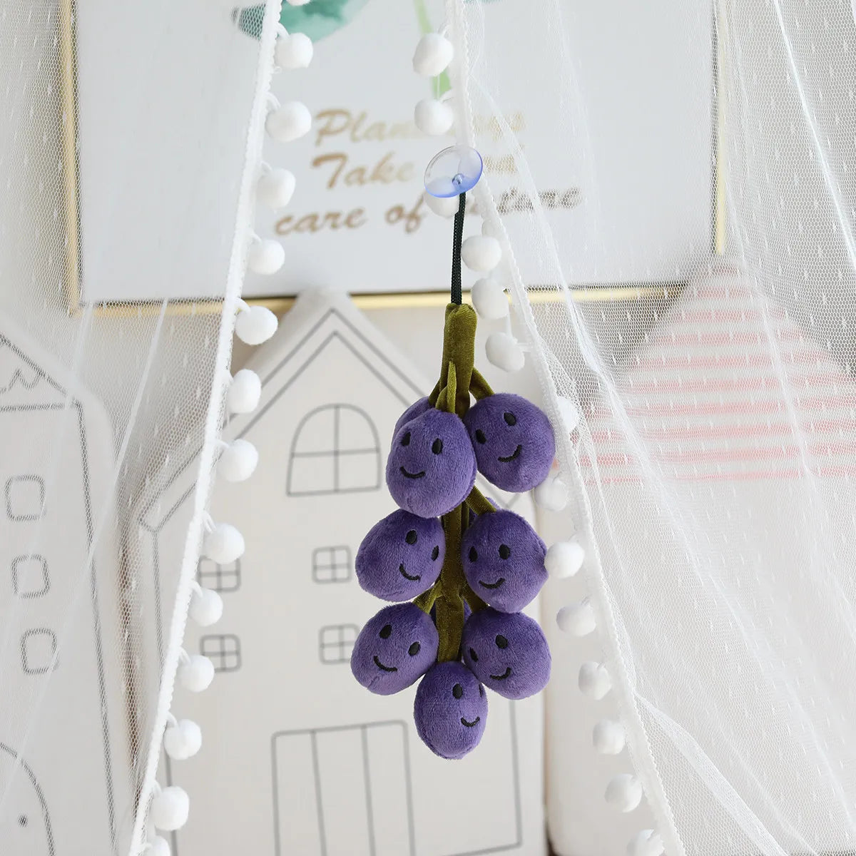 Plushie Smiling Stem of Grapes, 8-10" | 20-26 cm — image 7