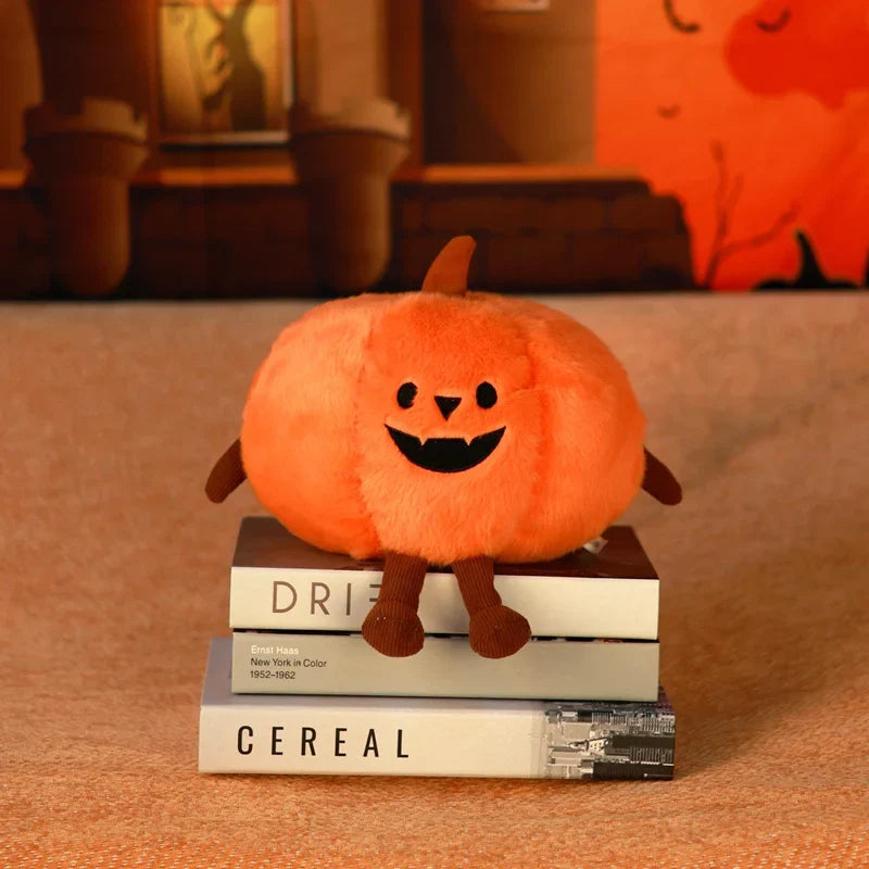 Halloween Bat Pumpkin Plush Toy - Cute Spooky Doll, 8" | 20 cm — image 2