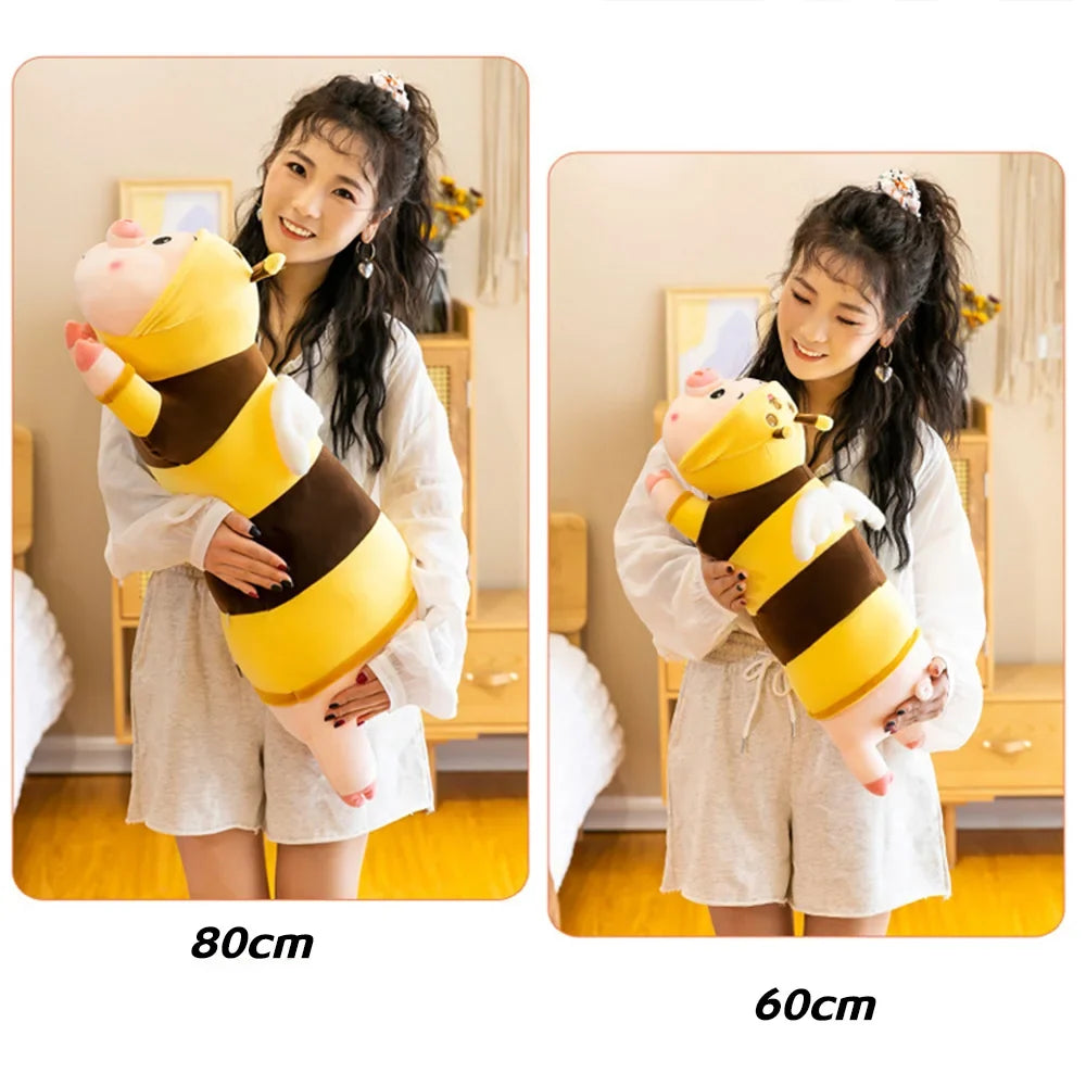 Cute Pig in a Bee Costume Plushie | Soft Stuffed Animal, 24-31\ | 60-80 cm" — image 5