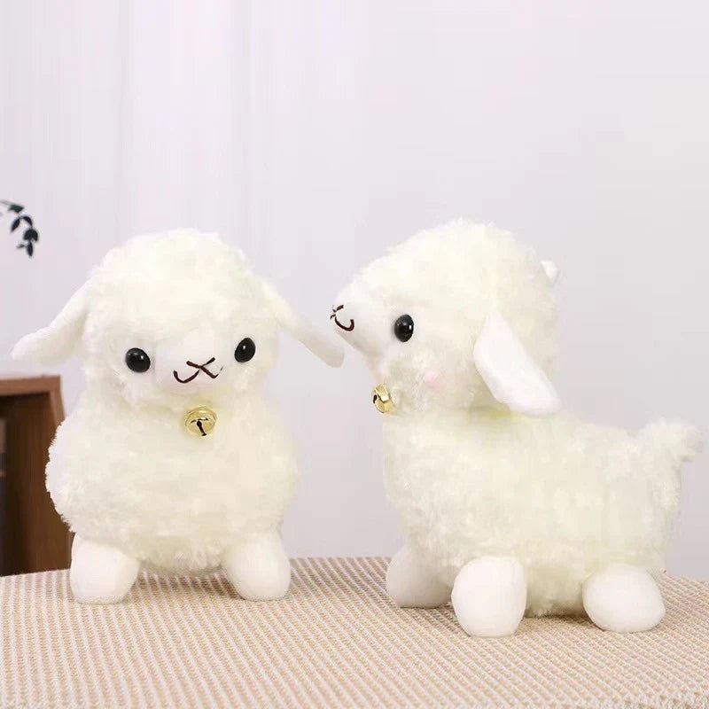 Farmyard Lamb Stuffed Animal with Bell, 9" | 23 cm — image 5