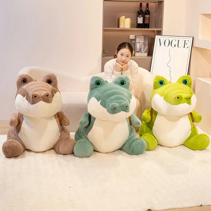 Fluffy Crocodile Plush Toy – Giant Stuffed Alligator, 8-18" | 20-45 cm — image 3