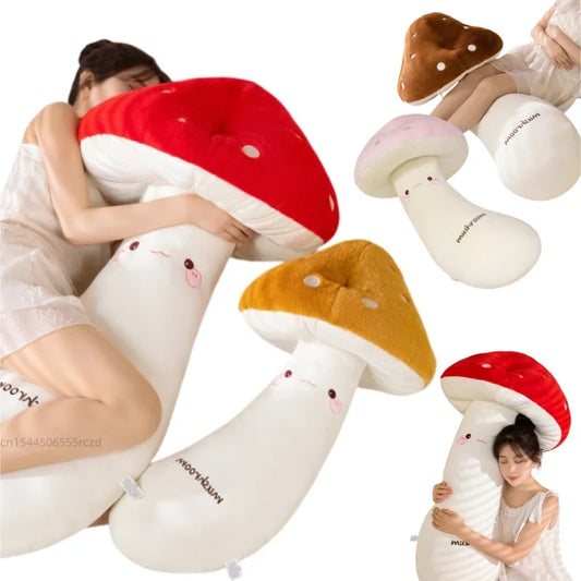 Giant Mushroom Plush Pillow - Four Colors, 28-43" | 70-110 cm — image 1