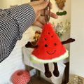 Fruit Plush Keychains | Watermelon, Avocado & Apple Charms, 5" | 13 cm — image 4
