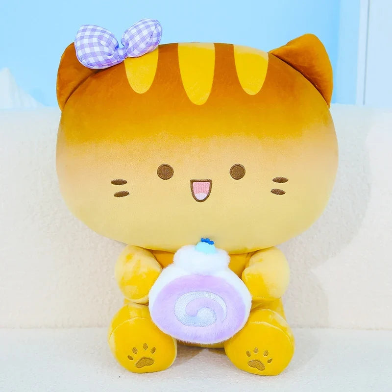 Bread Kitten Plush Pillow - Soft Cat-in-Bread Cushion, 16" | 40 cm — image 8