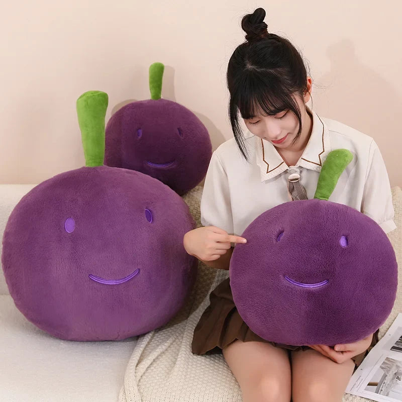 Grape Cluster Plush Toy | Cute Stuffed Fruit Plushie — image 6