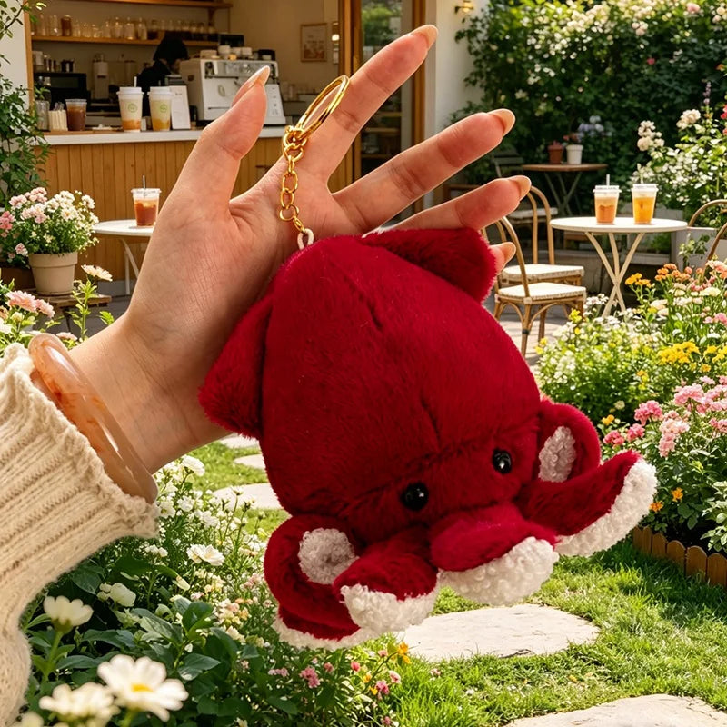 Mini Squid Plush Keychain | Aquatic Bag Charm — image 1