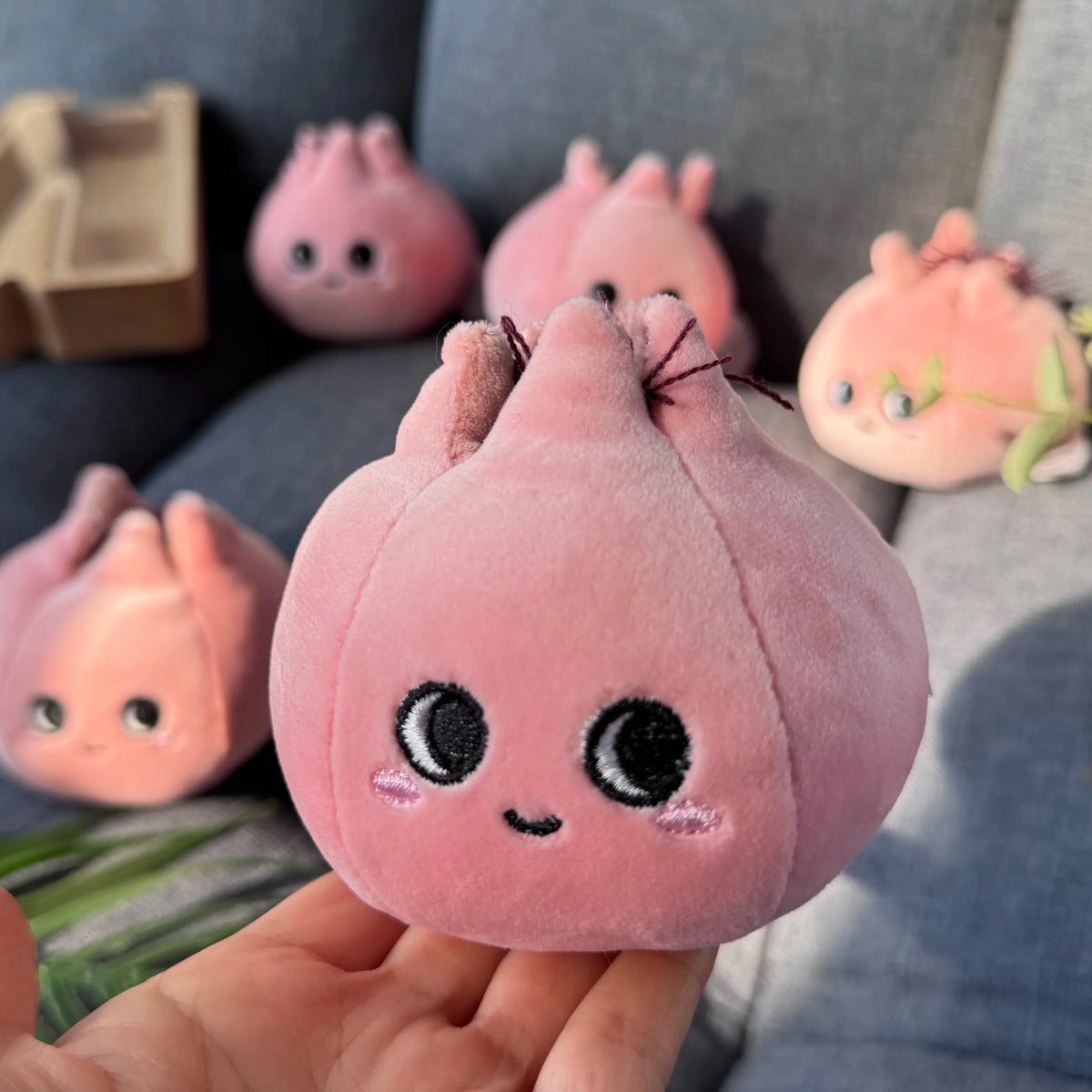 Pink Pomegranate Plush Toy | Garden Fruit Series, 10 cm — image 1