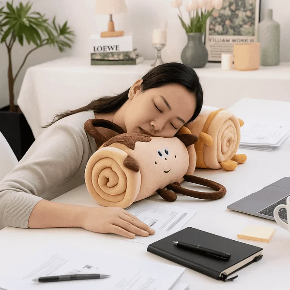 Dessert Roll Plush Blanket - 2-in-1 Cozy Throw & Plush Toy, 31-39" | 80-100 cm — image 4