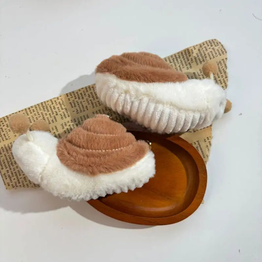 Snail Plush Keychain | Soft Animal Bag Charm, 4" | 11 cm — image 1