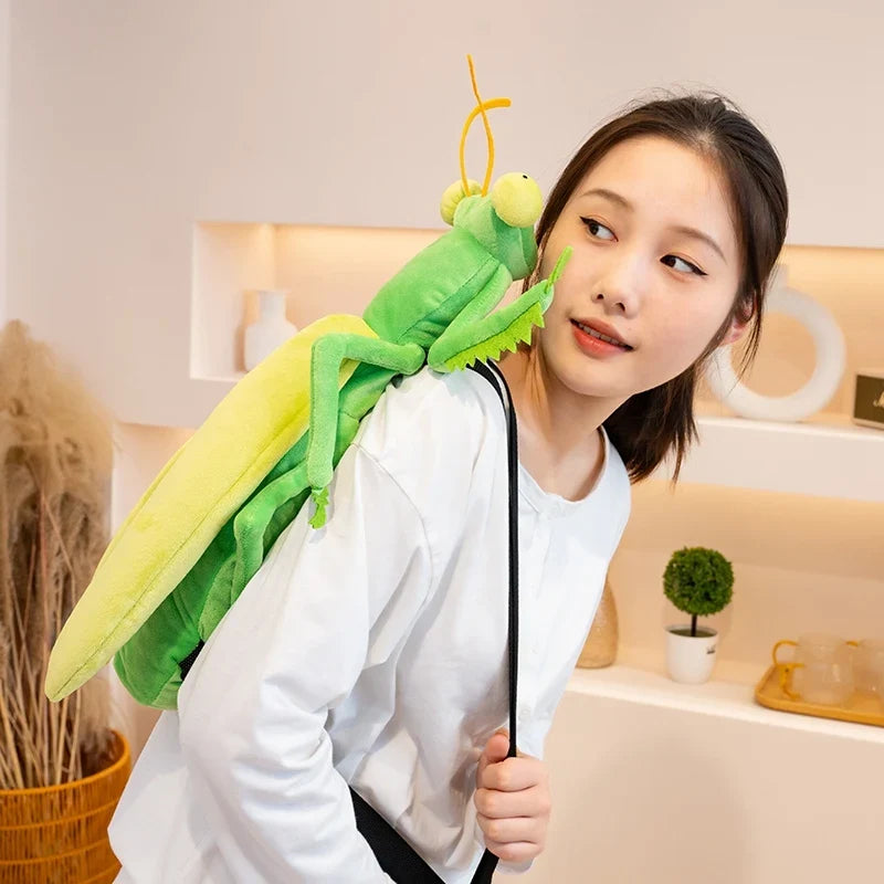 Praying Mantis and Mystic Dragonfly Plush Backpack — image 12