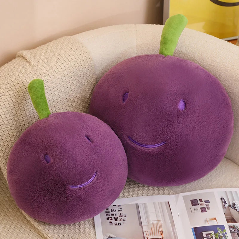 Grape Cluster Plush Toy | Cute Stuffed Fruit Plushie — image 2