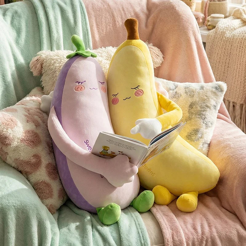 Cartoon Fruit Animal Body Pillow | Large Plush Stuffed Body Cushion — image 1