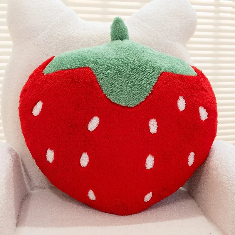 Strawberry Throw Pillow | Plush Fruit Sofa Cushion — image 8