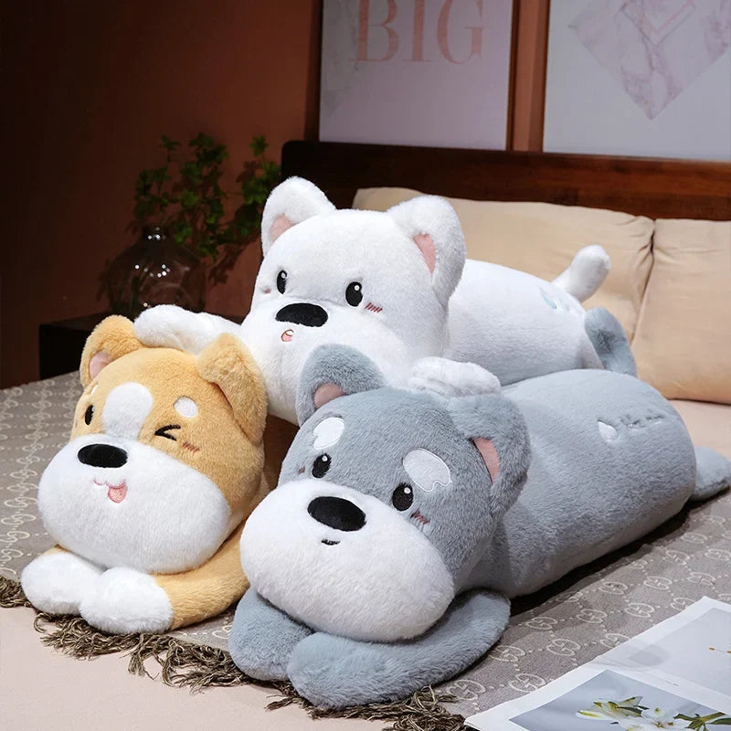 Sweet Laying Husky Dog Plush — image 1
