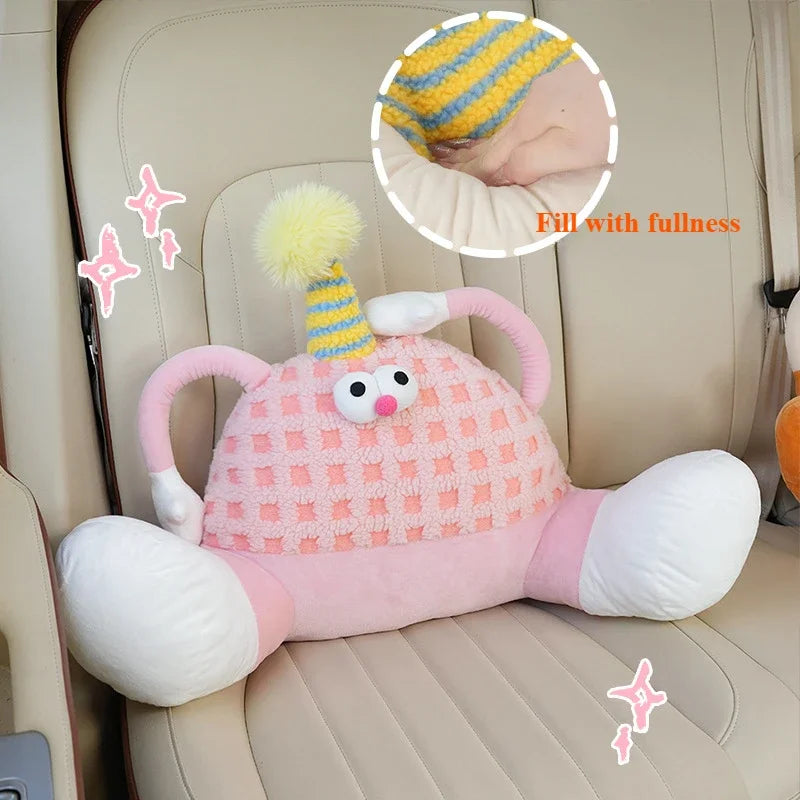 Birthday Waffle Cushion Plushie for Head/Lumbar Support, 14-20" | 35-50 cm — image 4