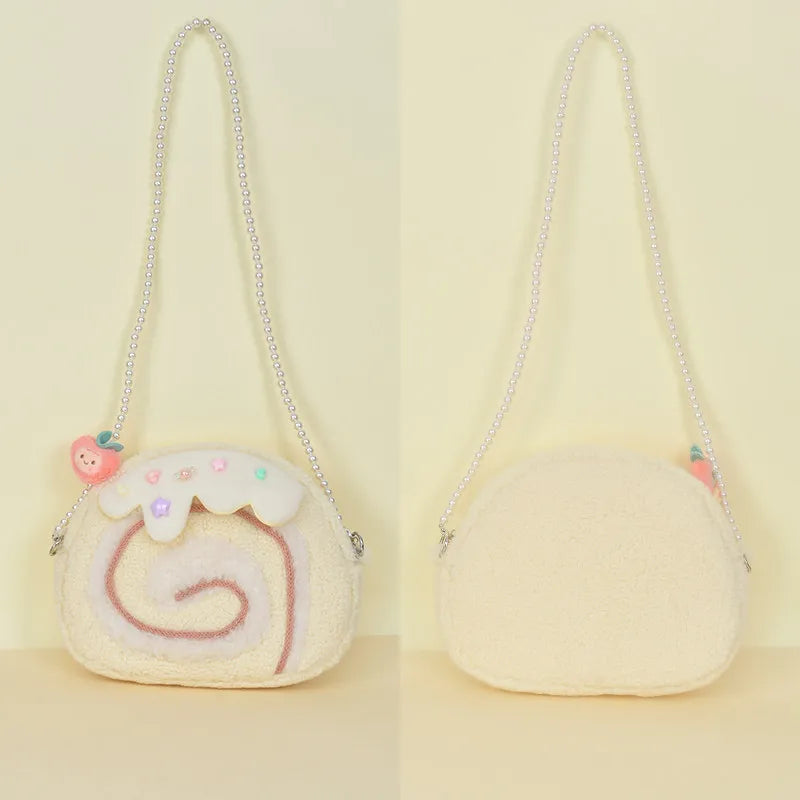 Cake Roll Plushie Shoulder Bag, 11"x9" | 28x23 cm — image 8
