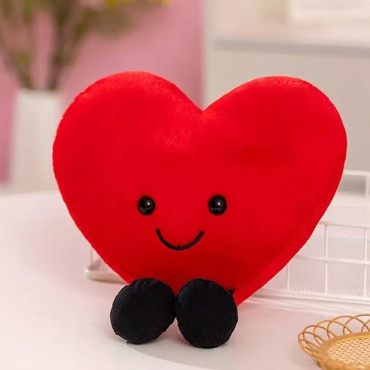 Plushie Valentine's Heart Plushie, Three Colors, 6-12" |15-30 cm — image 1
