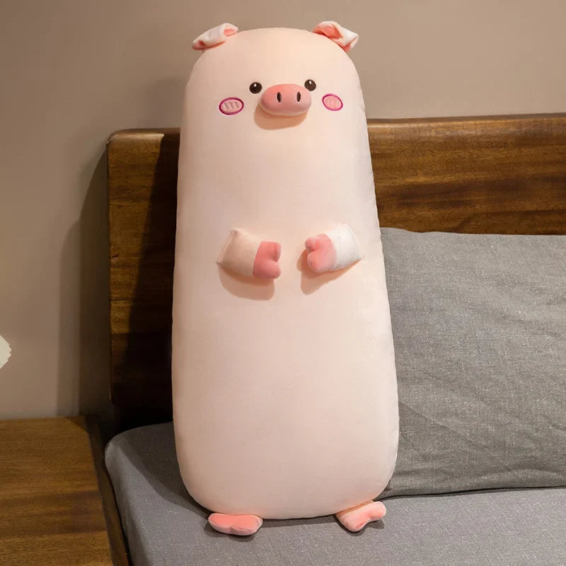 Piggy Plush Throw Pillow - soft Long Pig Cushion, 28-35" | 70-90 cm — image 7