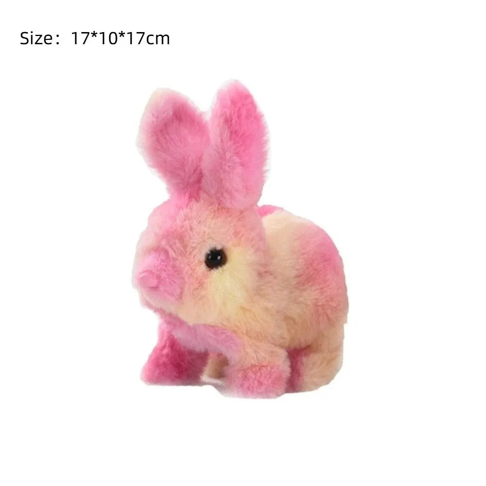 Tie-Dye Electric Bunny Plushie, 4" | 10 cm - Batteries not Included — image 3