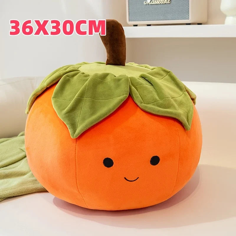 Persimmon Plush Toy - Soft Stuffed Fruit Doll, 6-14" | 16-36 cm — image 9