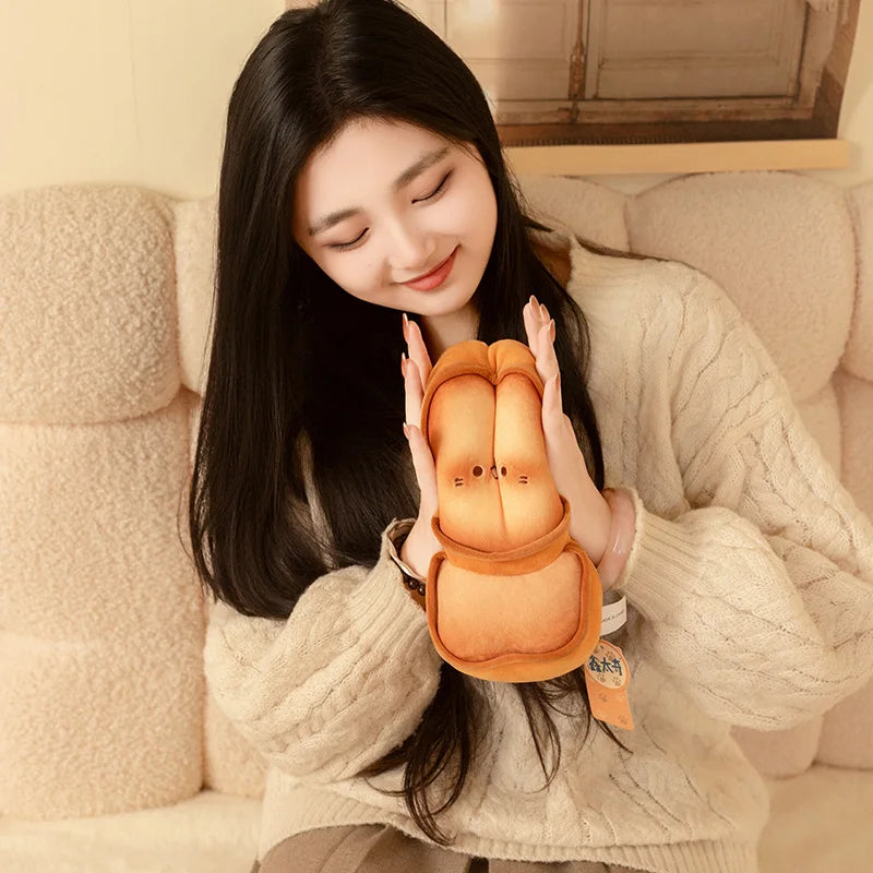 Cookie Bunny Plush Toy - Soft Biscuit Rabbit Pillow, 6-18" | 15-45 cm — image 4