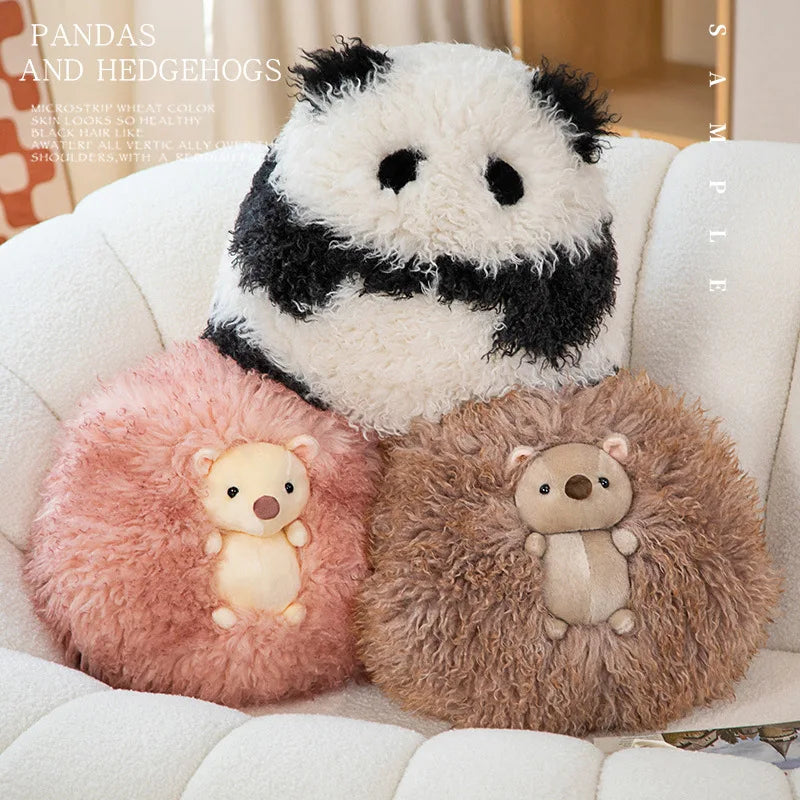 Puffle Pals Hedgehog Panda Plush Collection — image 1