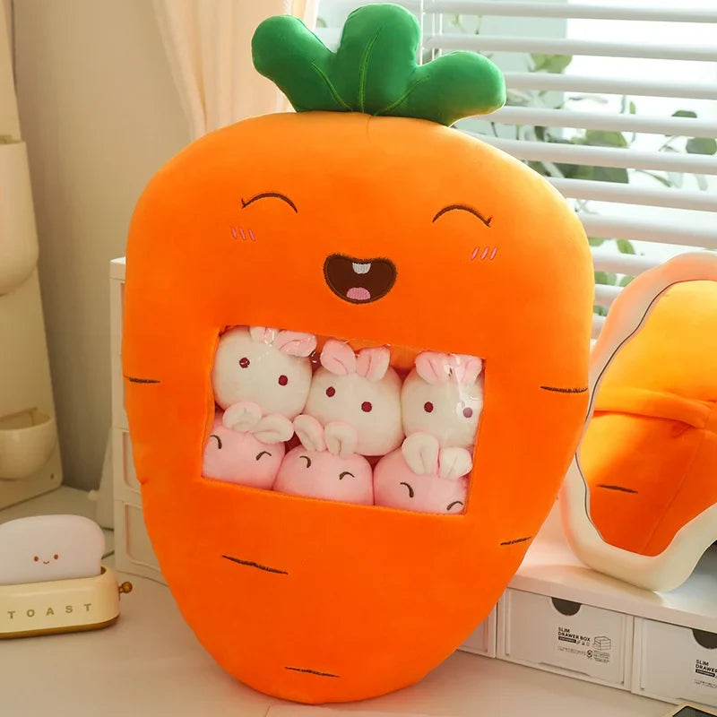 Plushie Food Bag with Eight Mini Plush Dolls: Four Food Choices — image 4